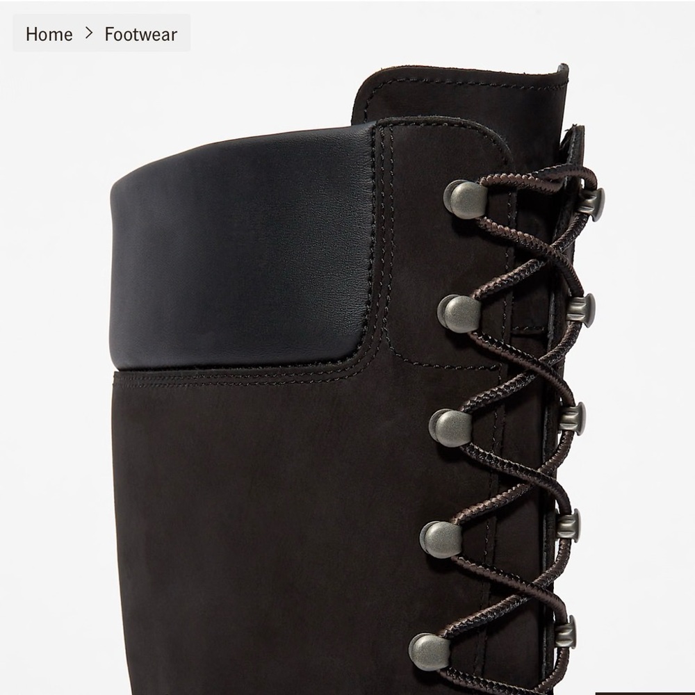 Timberland Women's Black Lace Up Boots